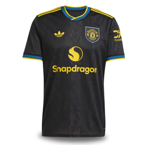 Camisa Manchester United III 2025/26 Torcedor Adidas Masculino - Preto - comprar online