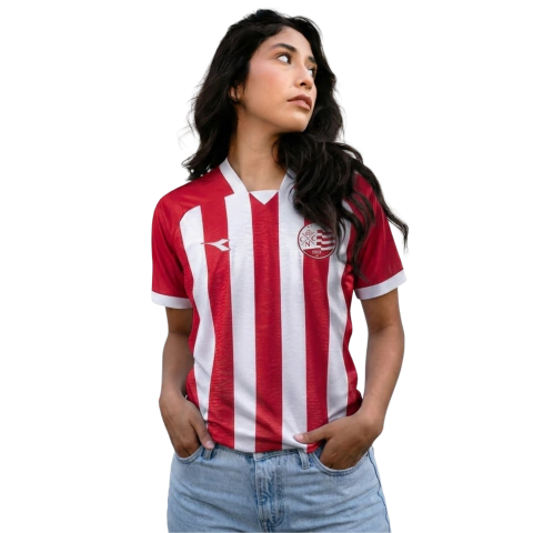 Camisa Náutico I 2025/26 Torcedor Feminina Diadora - Vermelho e Branco - comprar online