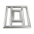 Base Quadrada Q25 de 40 x 40cm em Aço Galvanizado na internet