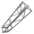 Torre Q20 Tubular de 1,5 metros com Face Lateral em Aço Galvanizado