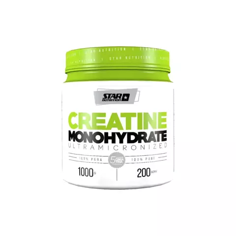 Creatina Monohidratada Star Nutrition 1kg Pote