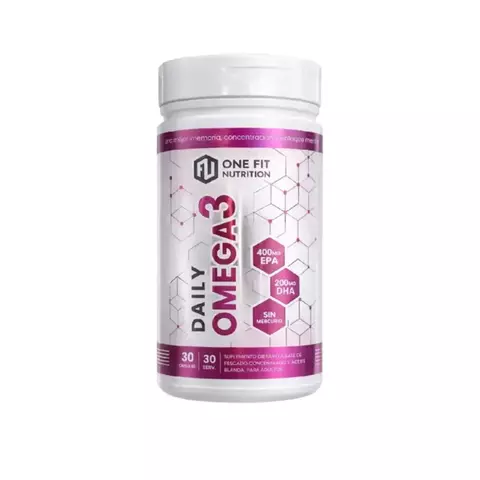 Omega 3 One Fit 30 Caps 400mg Epa 200mg Dha - comprar online