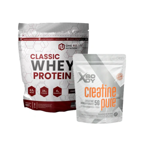 Proteína One Fit 2lbs + Creatina Monohidratada Pure Xbody 300g