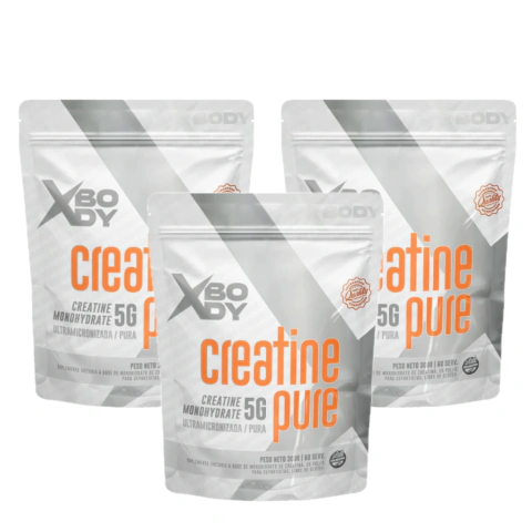 Creatina Monohidratada Pure XBody 300g x3u (900g)