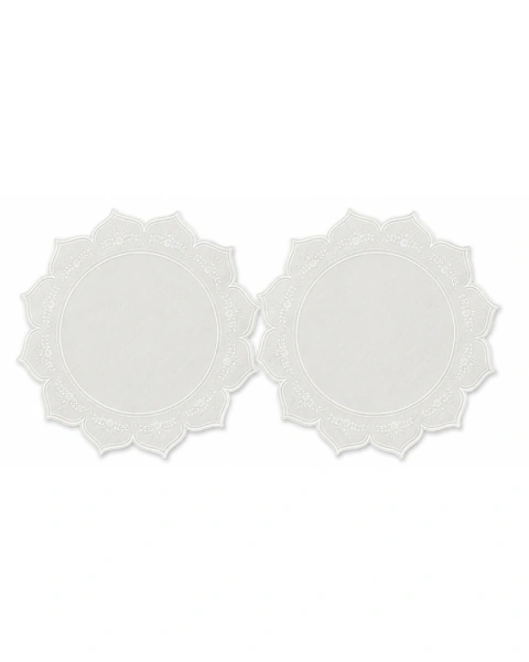 Dupla jogo americano Sol off white