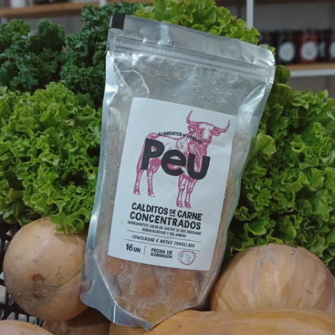 Caldos en Cubitos de Res 16u - Peu Alimentos