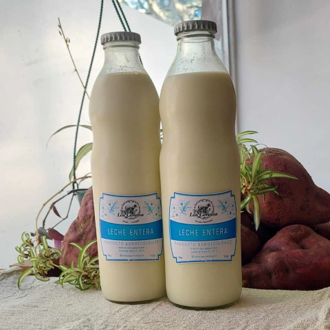 Leche Entera 1 litro - Los Cerezos