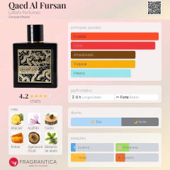 Qaed Al Fursan Lattafa 90ml - comprar online