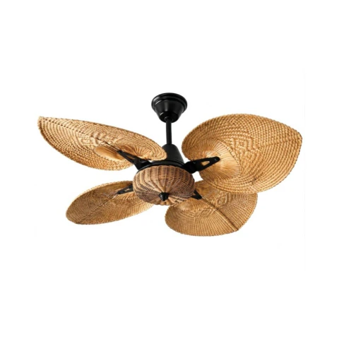 Ventilador de Techo Rattan Canasta Roble (4 Palas)