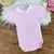 Body de Bebê Manga Curta com Rococó 100% Algodão - comprar online