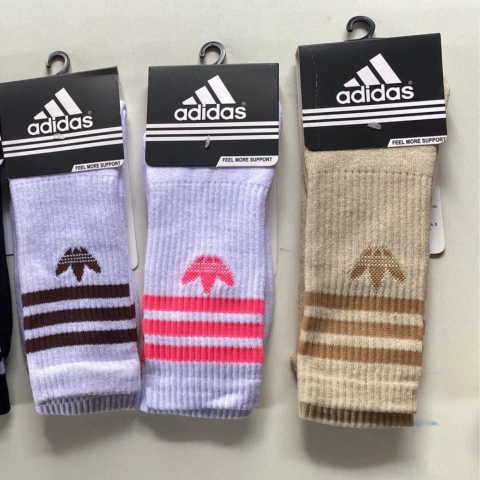 MEIA ADIDAS "TREFOIL" CANO ALTO - UNISSEX