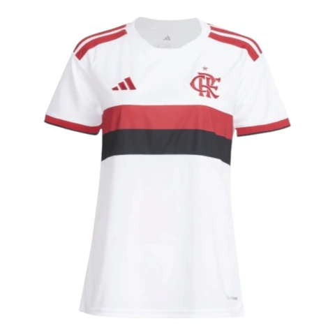 Camisa Flamengo II 26/27 - Torcedor Adidas Feminina - Branca