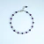 Pulsera tejida con amatistas - Veinte Dedos