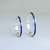 Argollas de Matrimonio Línea de Piedra 3 mm – Plata 950