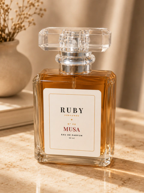 RUBY Nº 06 Musa · Gourmand Frutado com Cereja e Baunilha · Eau de Parfum 50 ml
