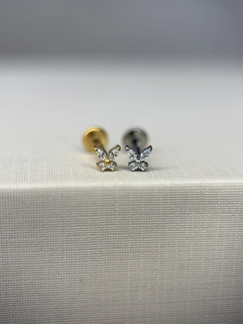 MINI BORBOLETA 4 ZIRCONIAS