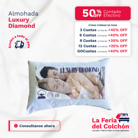 Almohada Luxury Diamond Suave