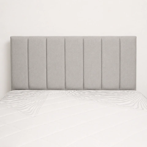 Respaldo Bastón Vertical en Tela Chenille 140 cm