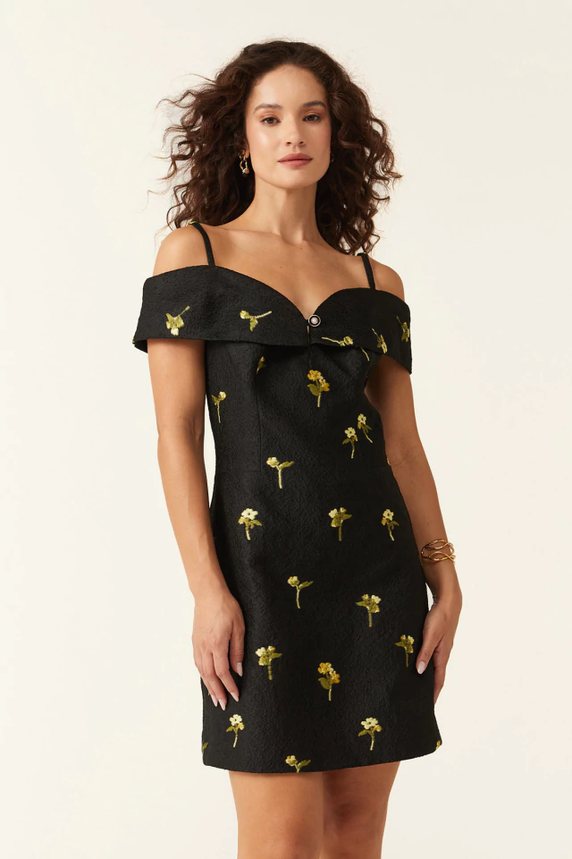 Imagem do VESTIDO CURTO BROCADO TATIANA