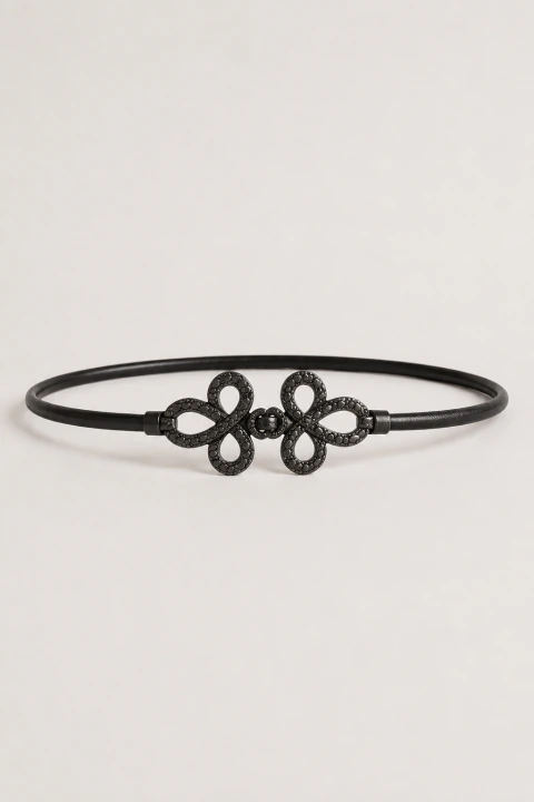 CINTO PRETO METAL