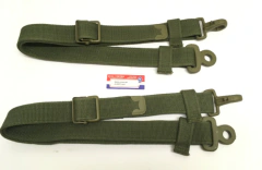 KIT DE STRAPS DE PORTA EM LONA DE ALGODÃO VERDE OLIVA - SAFETY STRAP SET (2 UNIDADES) [A-2883]