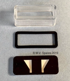 REPARO DA LENTE DAS LUZES DE POSICAO DOS TORPEDINHOS DIANTEIROS - MARKER LIGHT CATS EYE & LENS c/w Gasket - comprar online