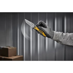 Canivete Dewalt Portátil Dobrável Aço Inox Faca Tática Leve Amarelo - loja online