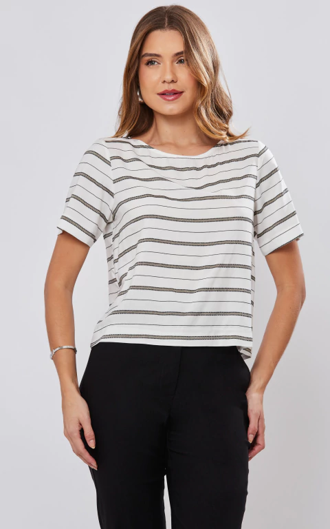 T-Shirt Vicose Bombinhas Preto