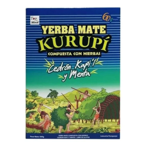 Erva-Mate Kurupi - Menta e Capim Limão - 500g - comprar online