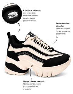 TENIS CHUNKY FLEECY RAMARIM 26-80202 CONFORTO - Lelith