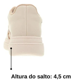 Tenis Moleca Nylon e Napa Delalhes Listras