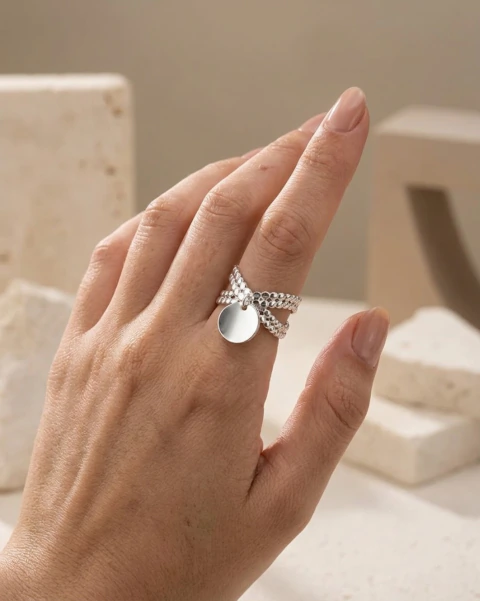 Anillo Coin Multi-Band