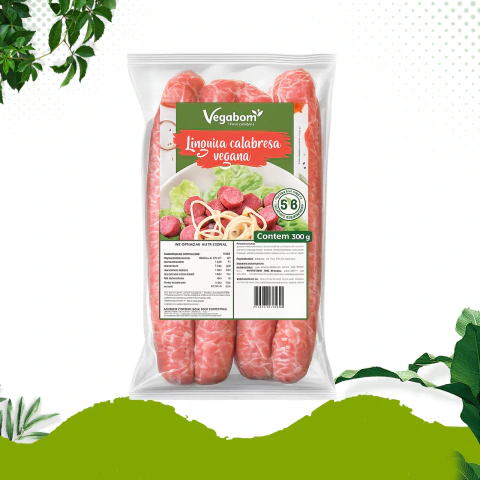 LINGUIÇA CALABRESA VEGANA 300g - comprar online