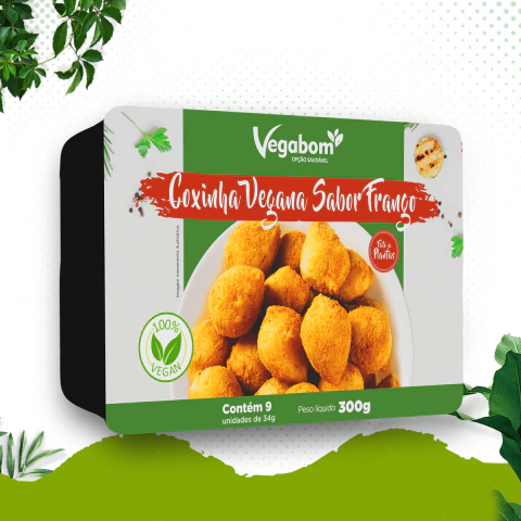 COXINHA VEGANA SABOR FRANGO - 300g - comprar online