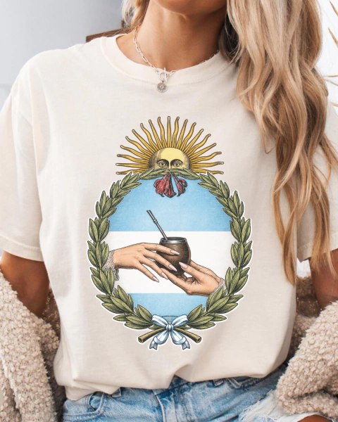 Argentina Escudo con Mate - comprar online