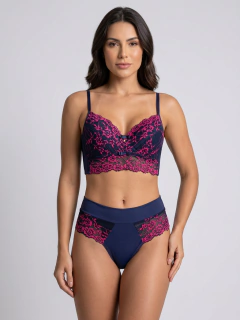 Conjunto de Sutiã em Poliamida com Renda – Conforto e Sensualidade