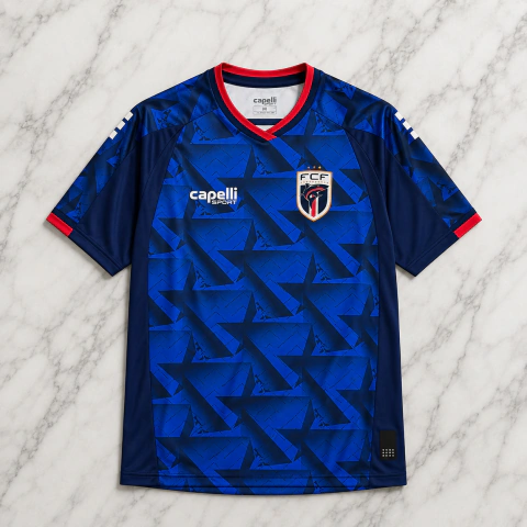 Camisa Seleção Cabo Verde Copa 2026 Away - Masculina - Modelo Torcedor - Azul