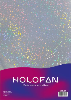 PAPEL HOLOFAN NOCHE ESTRELLADA ART-JET