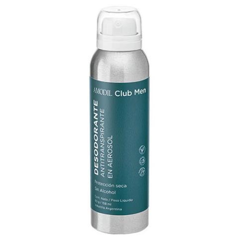 Desodorante en aerosol antitranspirante sin alcohol - Club Men