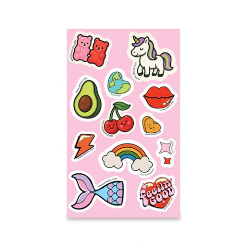 Plancha de stickers Sweet