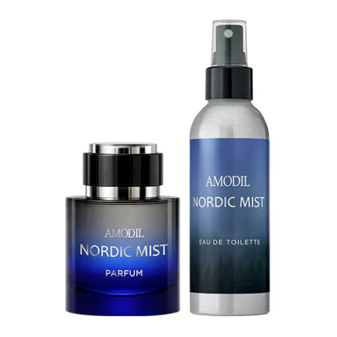 Set fragancia masculina Nordic Mist parfum y eau de toilette