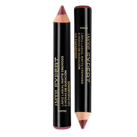 Set de 2 labiales minijumbo cremosos acabado matte tonos Toffee y Bordó - Expert