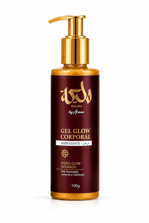 Gel Glow Corporal Hidratante Malika