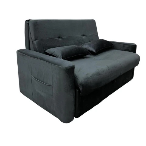Sofá Cama 2 Lugares 1,40m com Almofadas Dani Matrix