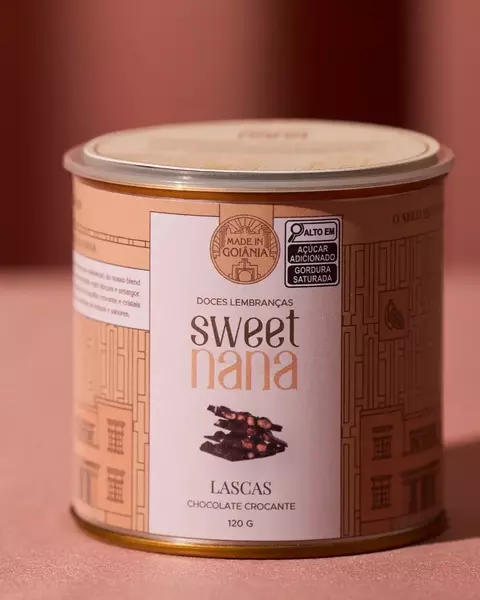 Lascas da Nana | Lata 120g | Lascas Chocolate Crocante