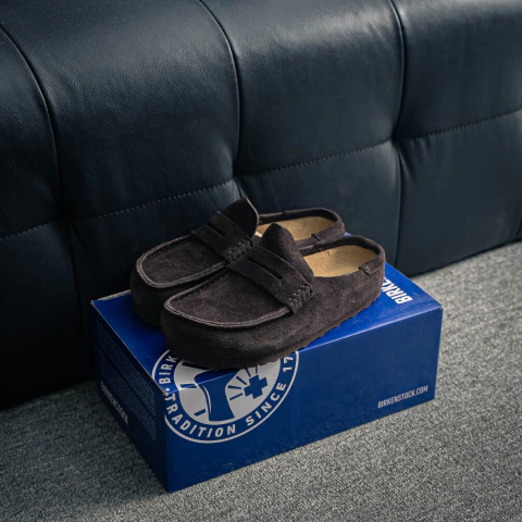 Birkenstock Naples Suede Leather Espresso
