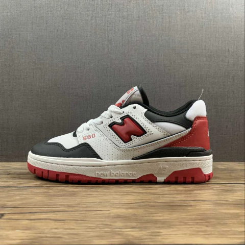 New Balance 550 White Red Black - comprar online