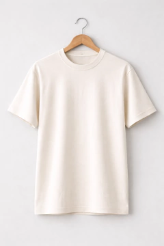 Camiseta de Algodão Premium Off White - Up Urbano