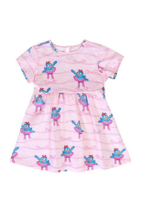 Vestido Menina Galinha Pintadinha Bebê