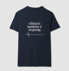 Camiseta Medicina Legal "Silêncio Também é Resposta" | A Voz da Assistolia